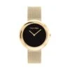 Calvin Klein Calvin Klein Twisted Bezel Gold Plated Ladies Mesh Watch 2 Calvin Klein Calvin Klein Twisted Bezel Gold Plated Ladies Mesh Watch -Ornaments Promotion Store calvin klein twisted bezel gold plated ladies mesh watch p3610 36705 image