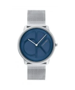 Calvin Klein Calvin Klein Unisex Iconic Blue Logo Mesh Bracelet Watch