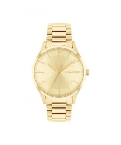 Calvin Klein Calvin Klein Unisex Iconic Gold Plated Bracelet Watch