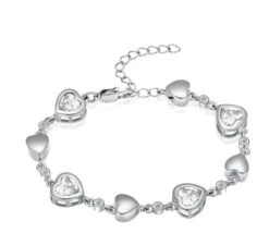 Chasing Hearts Bracelet - Stainless Steel Cremation Ashes Jewellery