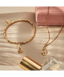 ChloBo ChloBo Delicate Cube Chain Interlocking Heart & Angel Wing Necklace 7 ChloBo ChloBo Delicate Cube Chain Interlocking Heart & Angel Wing Necklace -Ornaments Promotion Store chlobo delicate cube chain interlocking heart angel wing necklace p5564 34323 image