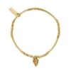 ChloBo ChloBo Gold Leaf Heart Sparkle Bracelet 1 ChloBo ChloBo Gold Leaf Heart Sparkle Bracelet -Ornaments Promotion Store chlobo gold leaf heart sparkle bracelet p3945 30282 image