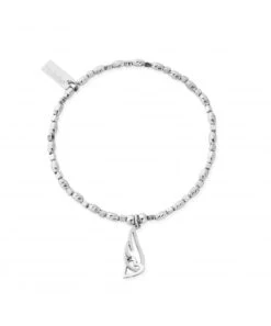 ChloBo ChloBo Interlocking Heart & Angel Wing Bracelet