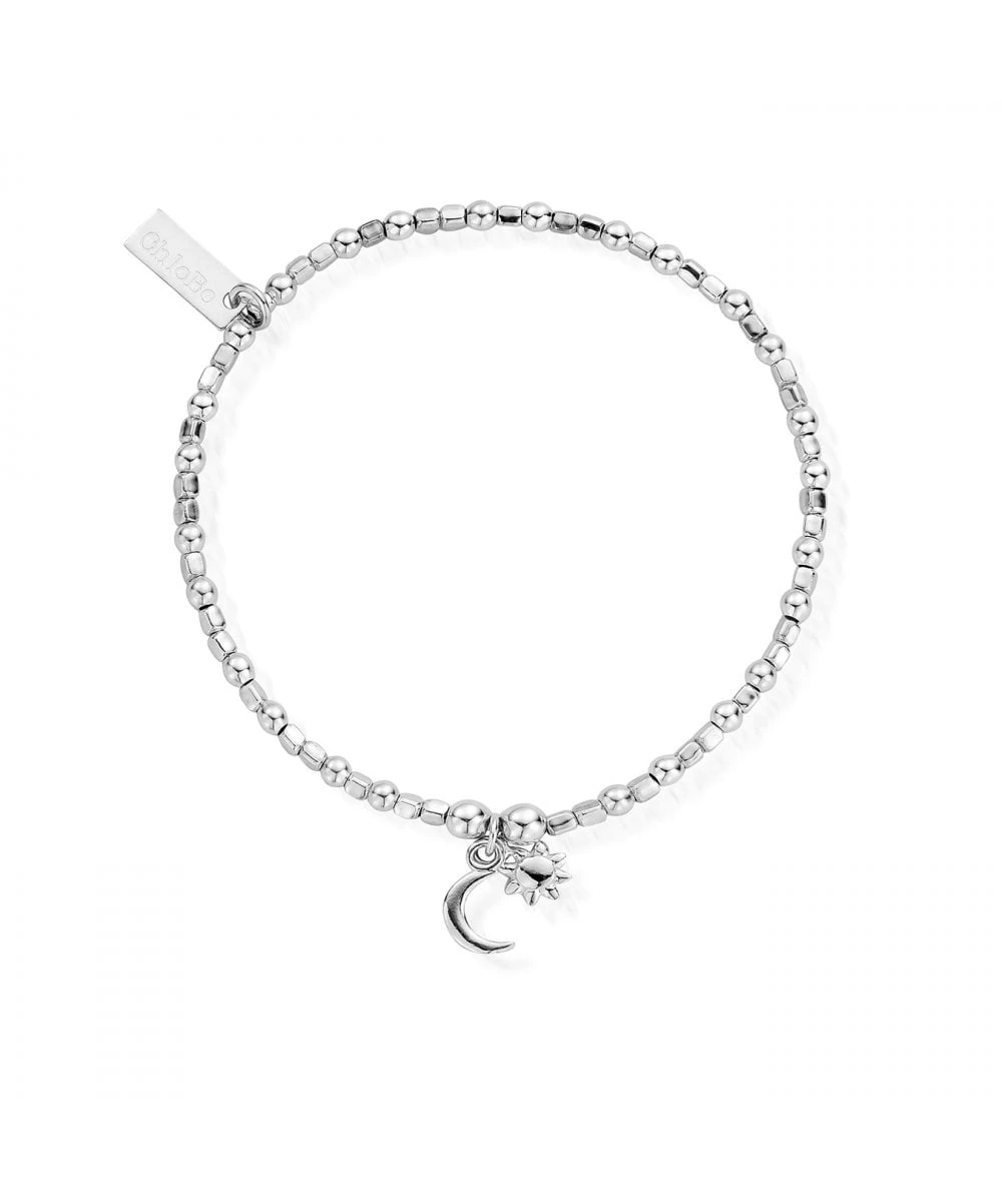 ChloBo ChloBo Mini Cube Dainty Moon & Sun Bracelet 3 ChloBo ChloBo Mini Cube Dainty Moon & Sun Bracelet