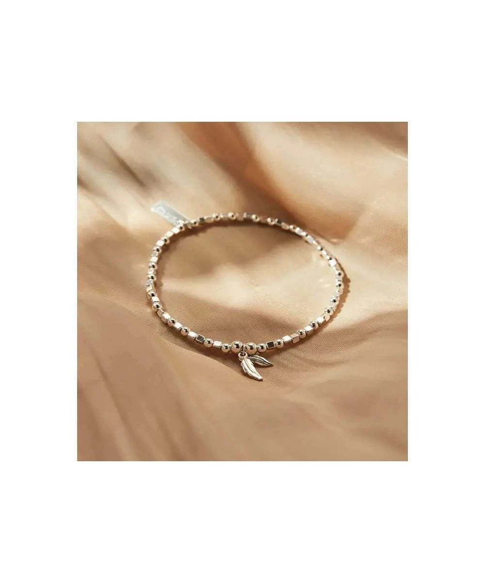 ChloBo ChloBo Mini Cube Double Feather Bracelet 4 ChloBo ChloBo Mini Cube Double Feather Bracelet - Image 2