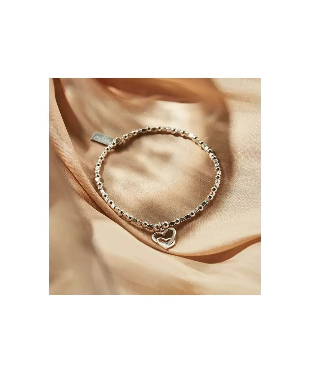 ChloBo ChloBo Mini Cube Interlocking Love Heart Bracelet 4 ChloBo ChloBo Mini Cube Interlocking Love Heart Bracelet - Image 2