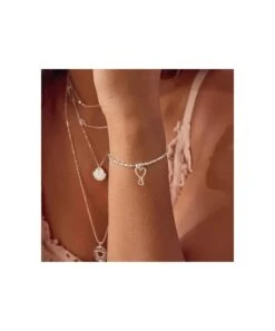 ChloBo ChloBo Mini Cube Interlocking Love Heart Bracelet 7 ChloBo ChloBo Mini Cube Interlocking Love Heart Bracelet -Ornaments Promotion Store chlobo mini cube interlocking love heart bracelet p818 34518 image