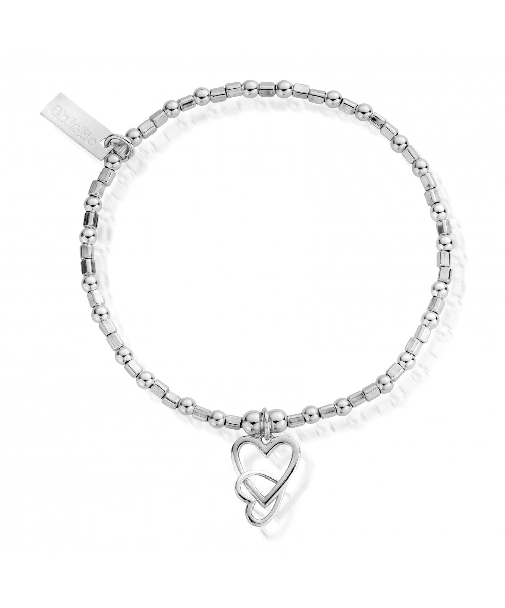 ChloBo ChloBo Mini Cube Interlocking Love Heart Bracelet 3 ChloBo ChloBo Mini Cube Interlocking Love Heart Bracelet