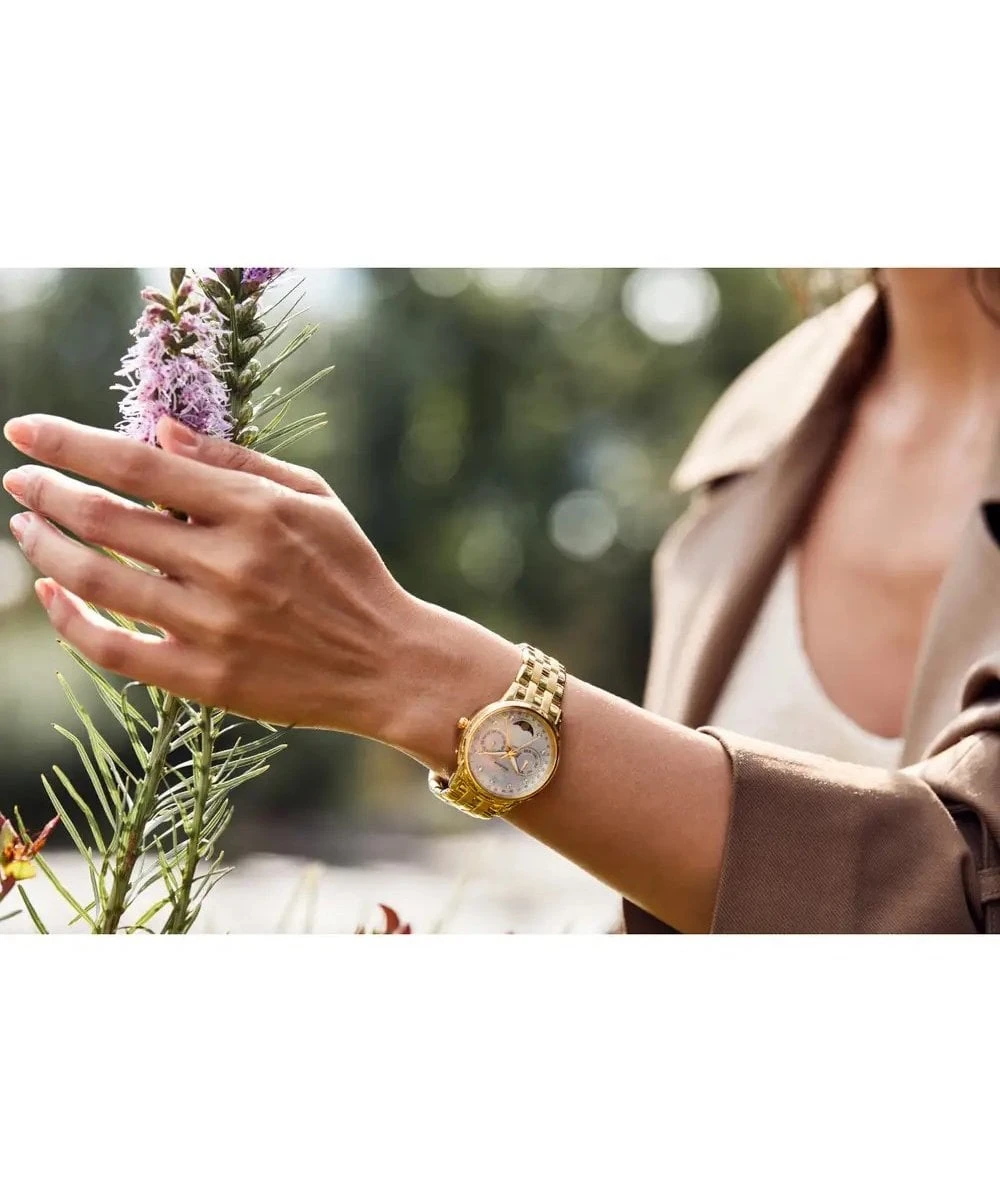 Citizen Citizen Eco-Drive Calendrier Moonphase Gold Plated Ladies Bracelet Watch 6 Citizen Citizen Eco-Drive Calendrier Moonphase Gold Plated Ladies Bracelet Watch - Image 4