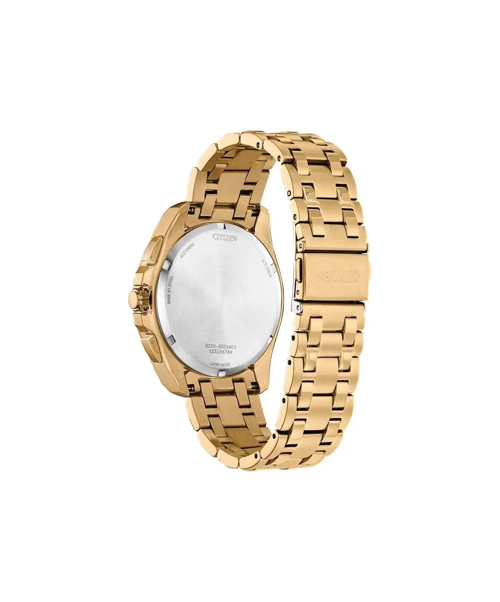 Citizen Citizen Eco-Drive Gold Plated Chronograph Gents Bracelet Watch 5 Citizen Citizen Eco-Drive Gold Plated Chronograph Gents Bracelet Watch - Image 3
