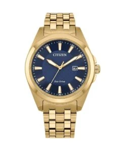 Citizen Citizen Eco-Drive Gold Plated Gents Bracelet Watch