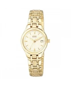 Citizen Citizen Eco-Drive Gold Plated Silhouette Ladies Bracelet Watch