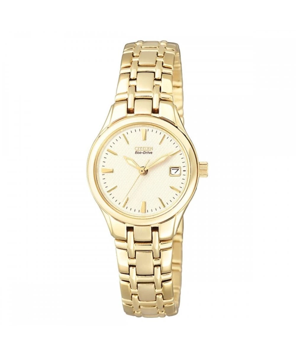 Citizen Citizen Eco-Drive Gold Plated Silhouette Ladies Bracelet Watch 3 Citizen Citizen Eco-Drive Gold Plated Silhouette Ladies Bracelet Watch