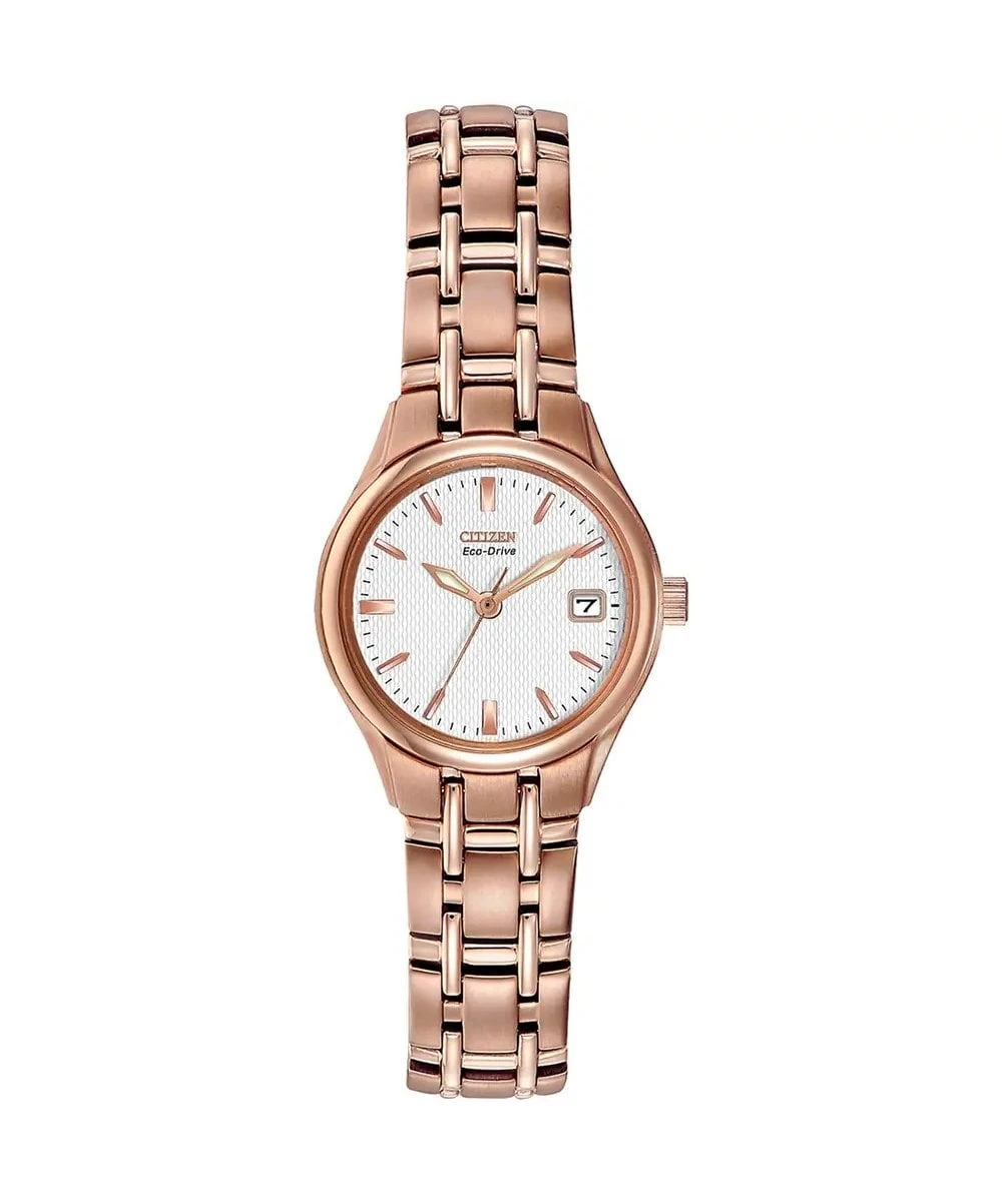 Citizen Citizen Eco-Drive Rose Gold Plated Ladies Bracelet Watch 3 Citizen Citizen Eco-Drive Rose Gold Plated Ladies Bracelet Watch