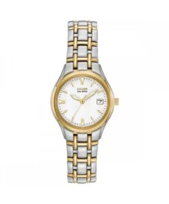 Citizen Citizen Eco-Drive Silhouette Two Tone Ladies Bracelet Watch
