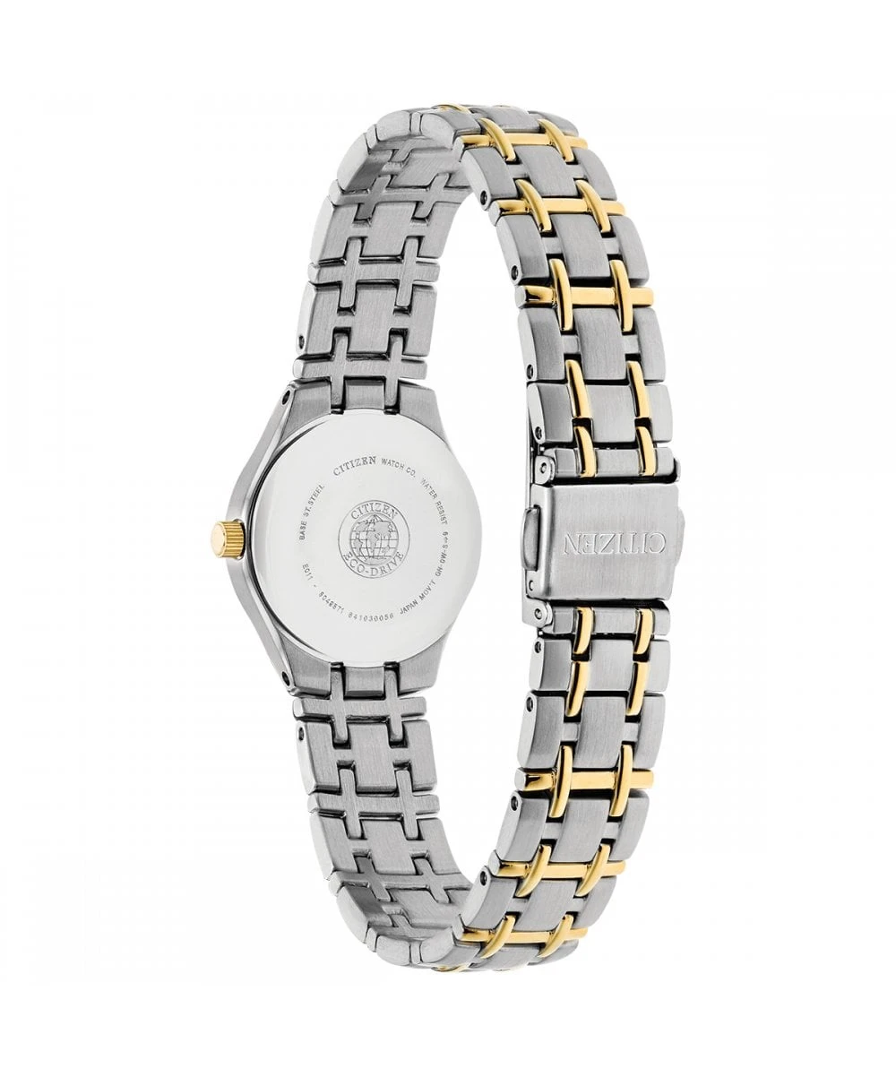 Citizen Citizen Eco-Drive Silhouette Two Tone Ladies Bracelet Watch 5 Citizen Citizen Eco-Drive Silhouette Two Tone Ladies Bracelet Watch - Image 3