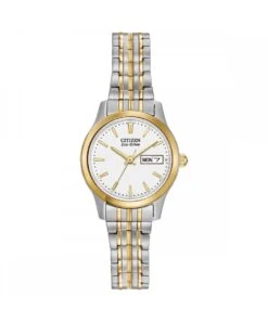Citizen Citizen Eco-Drive Two Tone Ladies Expanding Bracelet Watch