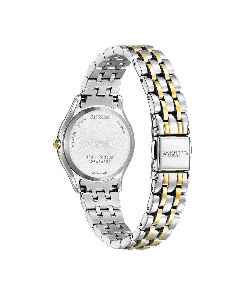 Citizen Citizen Eco-Drive Two Tone Silhouette Diamond Ladies Bracelet Watch 5 Citizen Citizen Eco-Drive Two Tone Silhouette Diamond Ladies Bracelet Watch - Image 3