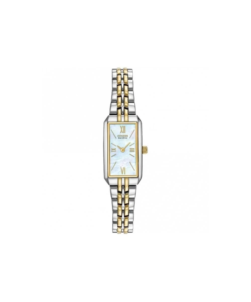 Citizen Citizen Eco-Drive Two Tone Silhouette Ladies Bracelet Watch 3 Citizen Citizen Eco-Drive Two Tone Silhouette Ladies Bracelet Watch