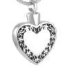 Classic Rimmed Heart - Stainless Steel Cremation Ashes Jewellery Urn Pendant 1 Classic Rimmed Heart - Stainless Steel Cremation Ashes Jewellery Urn Pendant -Ornaments Promotion Store classicrimmedheart