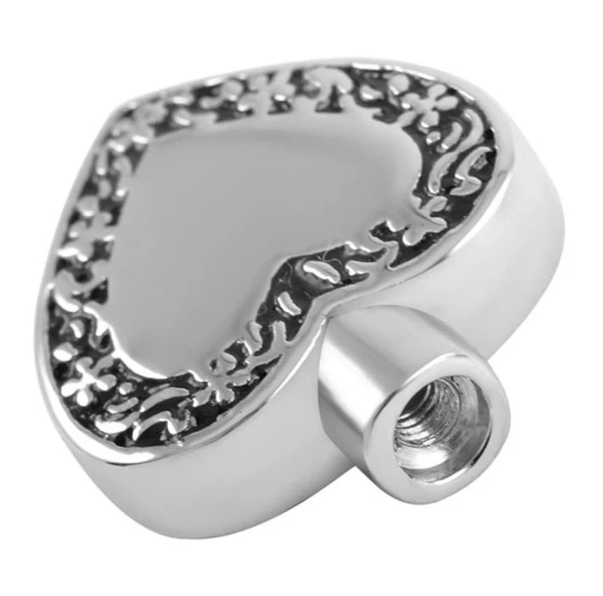Classic Rimmed Heart - Stainless Steel Cremation Ashes Jewellery Urn Pendant 5 Classic Rimmed Heart - Stainless Steel Cremation Ashes Jewellery Urn Pendant - Image 3