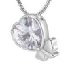Crystal Clover - Stainless Steel Ashes Jewellery Memorial Keepsake Pendant 2 Crystal Clover - Stainless Steel Ashes Jewellery Memorial Keepsake Pendant -Ornaments Promotion Store crystalclover