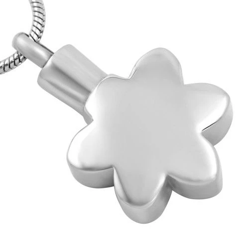 Crystal Flower - Stainless Steel Ashes Jewellery Memorial Keepsake Pendant 5 Crystal Flower - Stainless Steel Ashes Jewellery Memorial Keepsake Pendant - Image 3