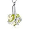 Crystal Lime Heart -Stainless Steel Cremation Ashes Jewellery Urn Pendant 1 Crystal Lime Heart -Stainless Steel Cremation Ashes Jewellery Urn Pendant -Ornaments Promotion Store crystallime1