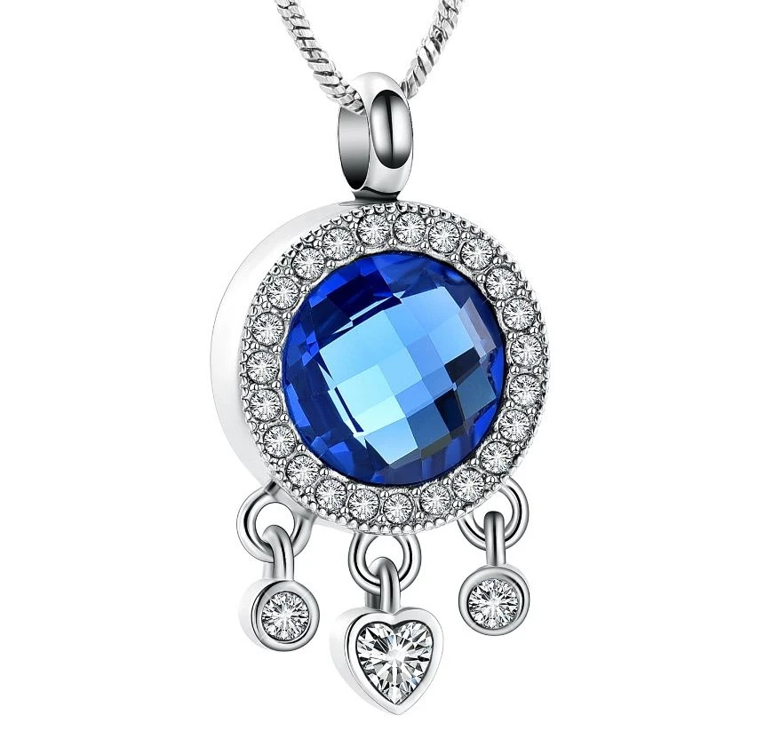 Dazzling Dreamcatcher - Stainless Steel Cremation Ashes Jewellery Urn Pendant 3 Dazzling Dreamcatcher - Stainless Steel Cremation Ashes Jewellery Urn Pendant