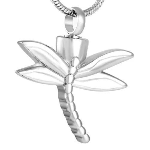 Dragonfly - Stainless Steel Ashes Jewellery Memorial Urn Pendant 3 Dragonfly - Stainless Steel Ashes Jewellery Memorial Urn Pendant