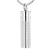 Fancy Cylinder - Stainless Steel Cremation Ashes Urn Jewellery Pendant 1 Fancy Cylinder - Stainless Steel Cremation Ashes Urn Jewellery Pendant -Ornaments Promotion Store fancycylinder