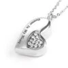 Forever In My Heart Teardrop Sparkle - Stainless Steel Ashes Memorial Jewellery Pendant 2 Forever In My Heart Teardrop Sparkle - Stainless Steel Ashes Memorial Jewellery Pendant -Ornaments Promotion Store foreverinmyheartteardrop