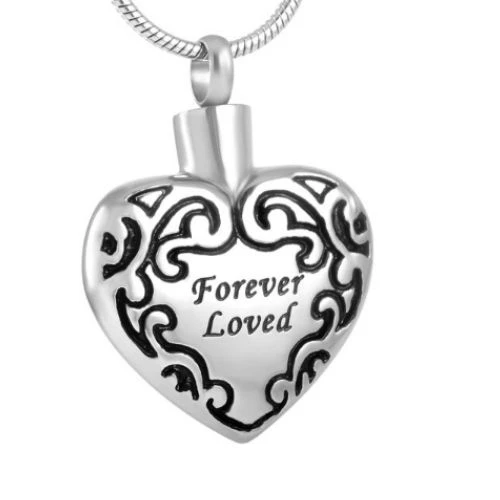 Forever Loved - Stainless Steel Ashes Memorial Jewellery Pendant 3 Forever Loved - Stainless Steel Ashes Memorial Jewellery Pendant