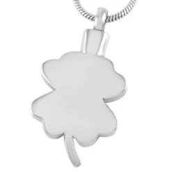 Four Leaf Clover - Stainless Steel Cremation Ashes Memorial Jewellery Pendant 11 Four Leaf Clover - Stainless Steel Cremation Ashes Memorial Jewellery Pendant -Ornaments Promotion Store fourleafclover1