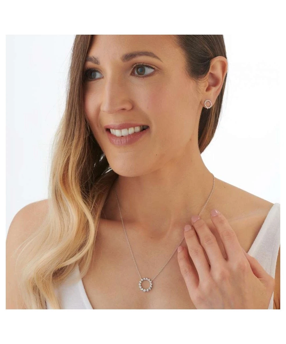 Gladstones Jewellers 18ct White Gold Diamond Ribbon Twist Studs 5 Gladstones Jewellers 18ct White Gold Diamond Ribbon Twist Studs - Image 3