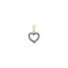 Gladstones Jewellers 9ct Gold Sapphire Heart Pendant -Ornaments Promotion Store gladstones jewellers 9ct gold sapphire heart pendant p6461 38587 image