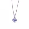 Gladstones Jewellers 9ct White Gold Tanzanite & Diamond Flower Pendant 1 Gladstones Jewellers 9ct White Gold Tanzanite & Diamond Flower Pendant -Ornaments Promotion Store gladstones jewellers 9ct white gold tanzanite diamond flower pendant p3719 29985 image