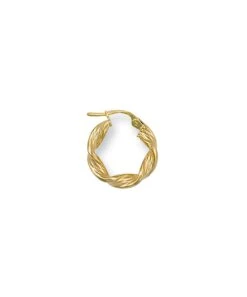 Gladstones Jewellers 9ct Yellow Gold 17mm Twisted Hoop Earrings