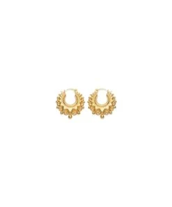 Gladstones Jewellers 9ct Yellow Gold 20mm Fancy Hoop Earrings