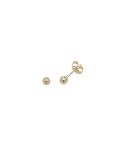 Gladstones Jewellers 9ct Yellow Gold 3mm Ball Stud Earrings