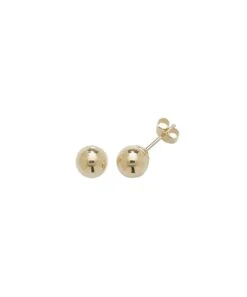Gladstones Jewellers 9ct Yellow Gold 6mm Ball Stud Earrings