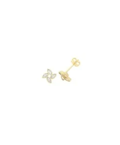 Gladstones Jewellers 9ct Yellow Gold CZ Stud Earrings
