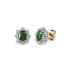 Gladstones Jewellers 9ct Yellow Gold Emerald & Diamond Stud Earrings 1 Gladstones Jewellers 9ct Yellow Gold Emerald & Diamond Stud Earrings -Ornaments Promotion Store gladstones jewellers 9ct yellow gold emerald diamond stud earrings p5633 34440 image