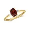 Gladstones Jewellers 9ct Yellow Gold Garnet & Diamond Ring 2 Gladstones Jewellers 9ct Yellow Gold Garnet & Diamond Ring -Ornaments Promotion Store gladstones jewellers 9ct yellow gold garnet diamond ring p4614 32065 image