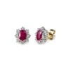 Gladstones Jewellers 9ct Yellow Gold Ruby & Diamond Stud Earrings 1 Gladstones Jewellers 9ct Yellow Gold Ruby & Diamond Stud Earrings -Ornaments Promotion Store gladstones jewellers 9ct yellow gold ruby diamond stud earrings p5634 34442 image