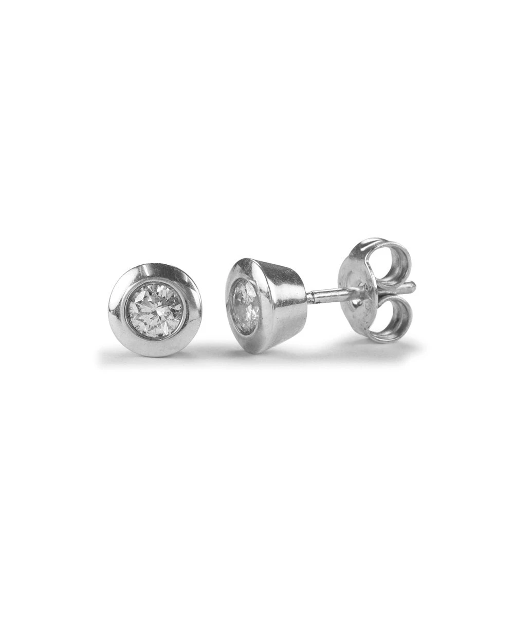 Gladstones Jewellers Rub Over Diamond Studs 3 Gladstones Jewellers Rub Over Diamond Studs