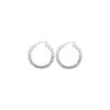 Gladstones Jewellers Silver 25mm Diamond Cut Hoop Earrings 2 Gladstones Jewellers Silver 25mm Diamond Cut Hoop Earrings -Ornaments Promotion Store gladstones jewellers silver 25mm diamond cut hoop earrings p6200 37100 image