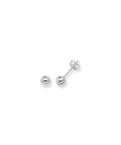 Gladstones Jewellers Silver 5mm Ball Stud Earrings