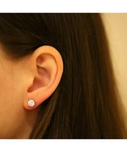 Gladstones Jewellers Silver 6mm CZ Stud Earrings 5 Gladstones Jewellers Silver 6mm CZ Stud Earrings -Ornaments Promotion Store gladstones jewellers silver 6mm cz stud earrings p1280 14413 image