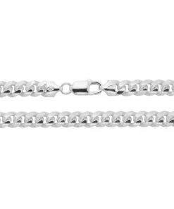 Gladstones Jewellers Silver Cuban Link Gents Chain